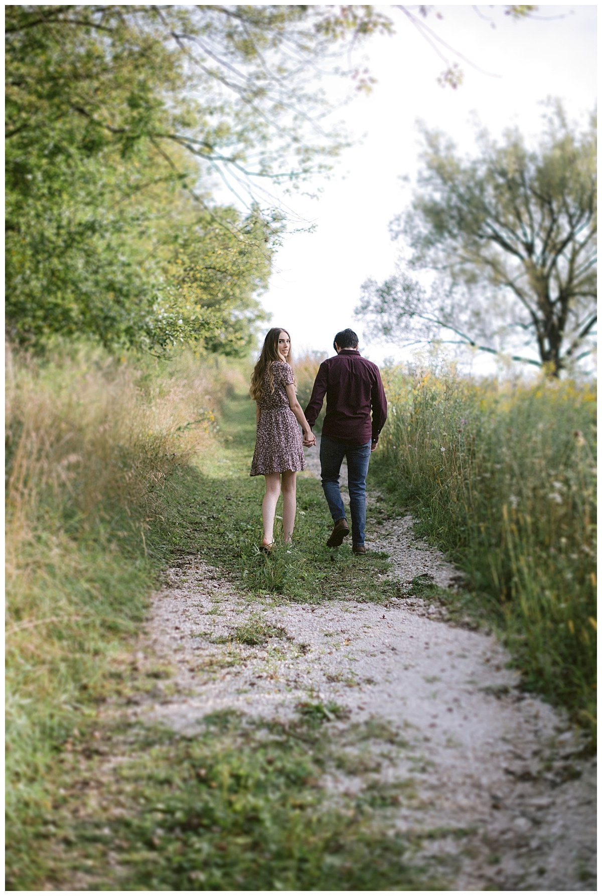 wooded wisconsin engagement